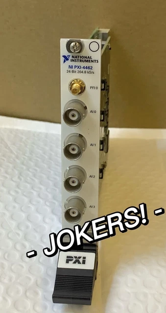 NATIONAL INSTRUMENTS NI PXI-4462 Sound and Vibration Module(PXI 4462) £ ...