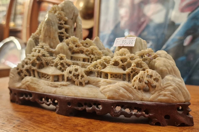 Vintage Soap Stone Carving