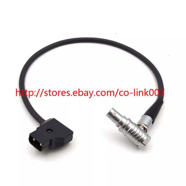 D-tap to 0B 2Pin Male Connector for Teradek Bolt Power Cable ARRI Paralinx Vaxis