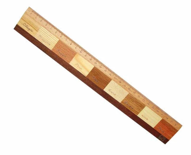 Righello Legno Fabriano Mix Essenze