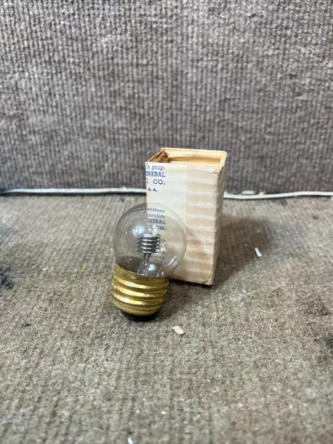 G-E Glow Lamp Neon 210-250V S11 Clear NE56  NEW OLD STOCK NOS