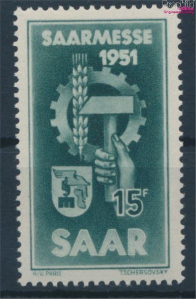 Briefmarken Saarland 1951 Mi 306 postfrisch (10214596