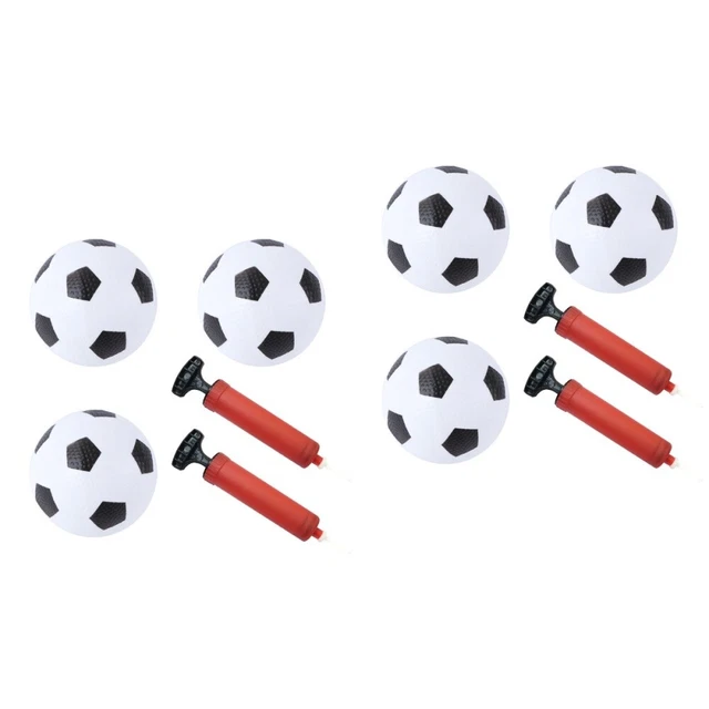 2x Rubber Balls Toddler Soccer Football Toy Plastic Balls