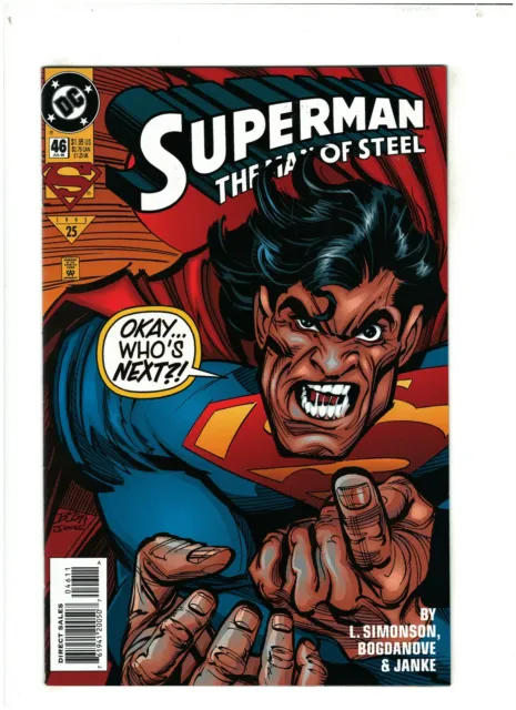 Superman Man of Steel #46 NM- 9.2 DC Comics 1995