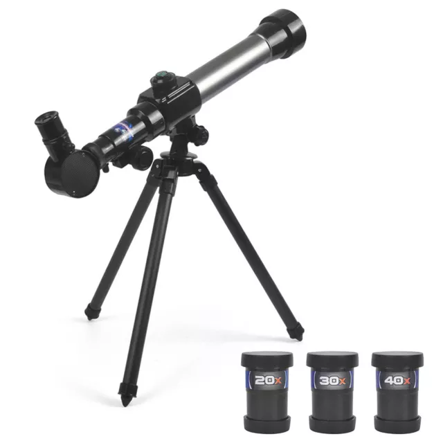 20X-30X-40X Kids Telescope Children Adjustable Astronomical Telescope G3I0