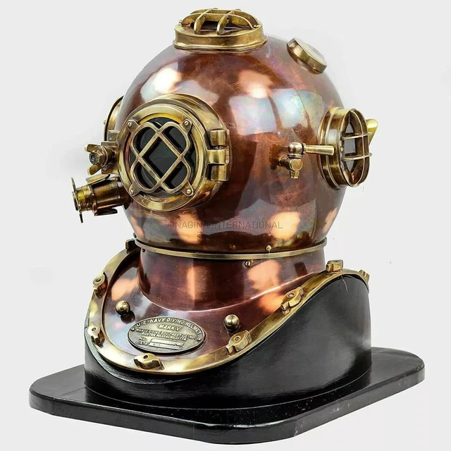 Taucherhelm Mark V 28cm / inklusive Holzsockel main image 1