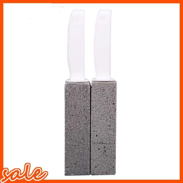 2pcs Water Toilet Bowl Natural Pumice Stone Cleaner Brush Wand Cleaning Rod