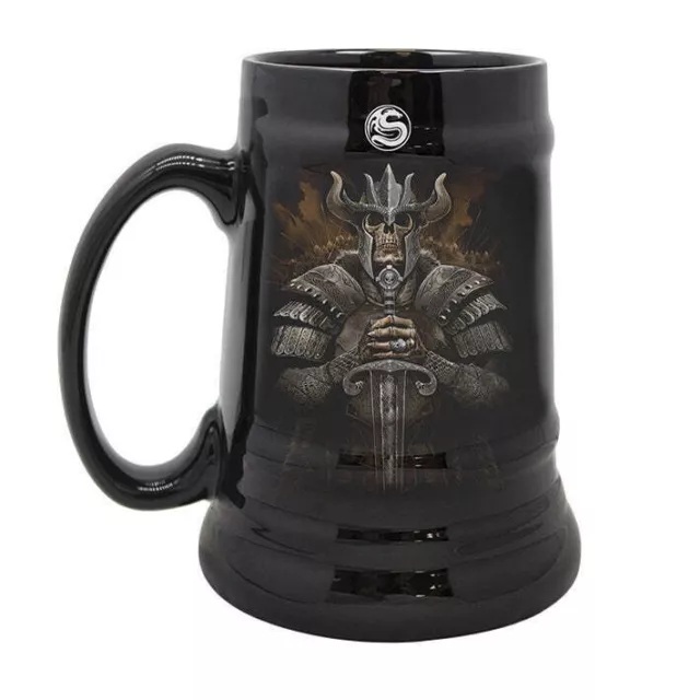 Spiral Viking Warrior Ceramic Beer Stein Mug