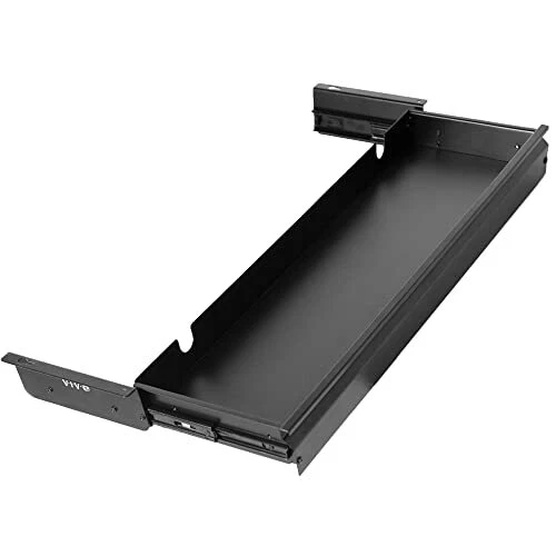 Extra Large 33 inch Under Desk Sliding Pull-out Drawer or Keyboard Tray for