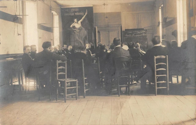 Cpa 54 Photo Card Nancy Le 10 Sept 1913 Souvenir Of The Congress Of Toulouse