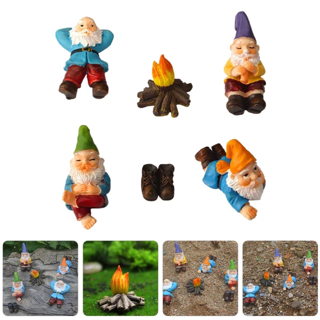 Gnomo Da Giardino Solare Con Ombrello - Decorazione Esterna, Luce Notturna, Regalo - Foto 2