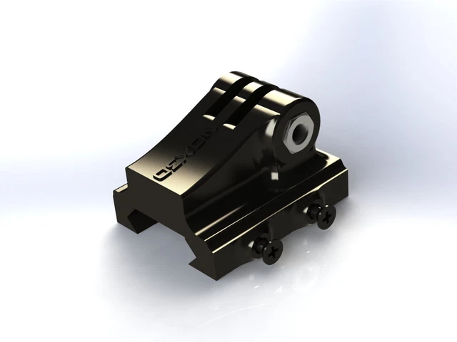 Fixation Gopro Rail Picatinny - TAN - SKX INDUSTRIES - Rails et embases