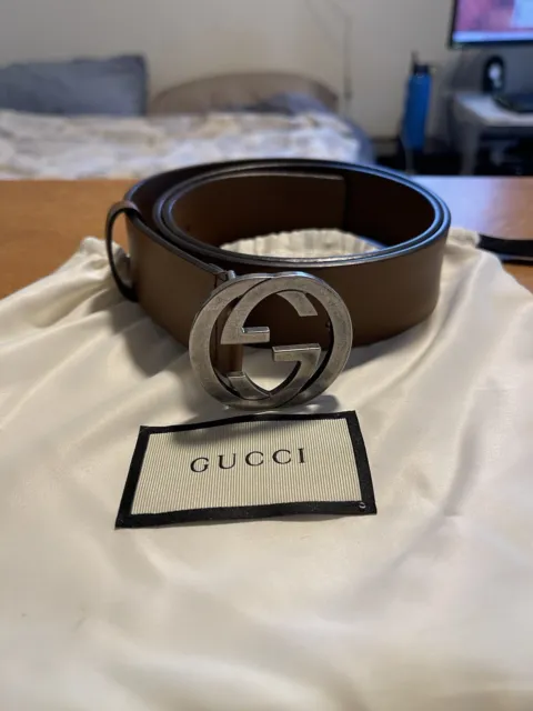 Men’s Brown Leather Gucci Belt