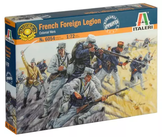 Italeri 6054 French Foreign Legion Colonial Wars Plastic Soldiers 1:72 Scale