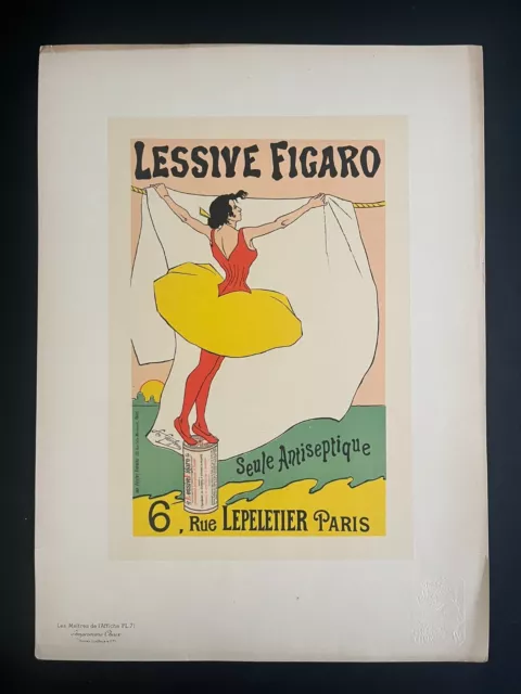 Les Maîtres de l'Affiche - Planche originale 71 - Lessive Figaro - Léo Gausson