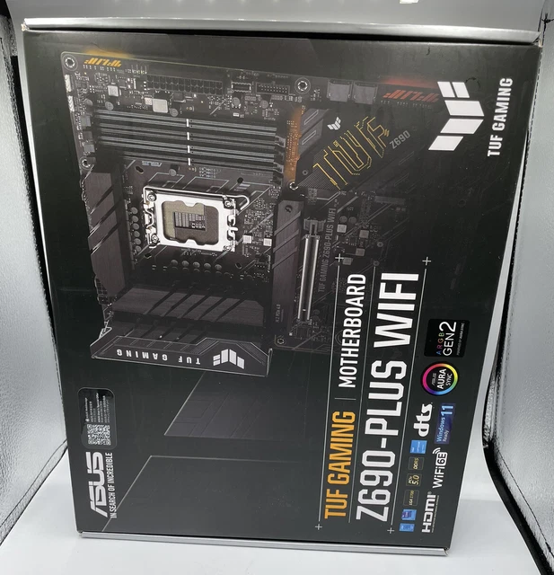 ASUS TUF GAMING Z690Plus WiFi LGA Intel Motherboard DDR5 Support 229.