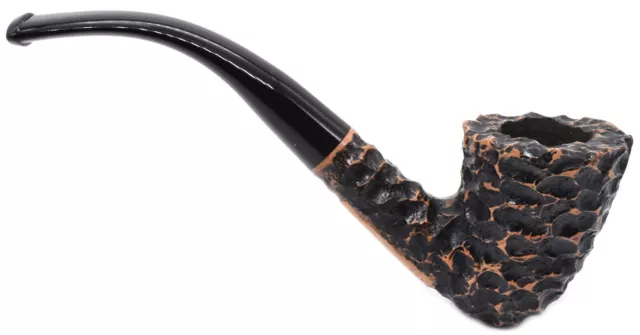 Peterson Aran Rusticated Finish Medium Bent Dublin Briar Pipe (127) 2