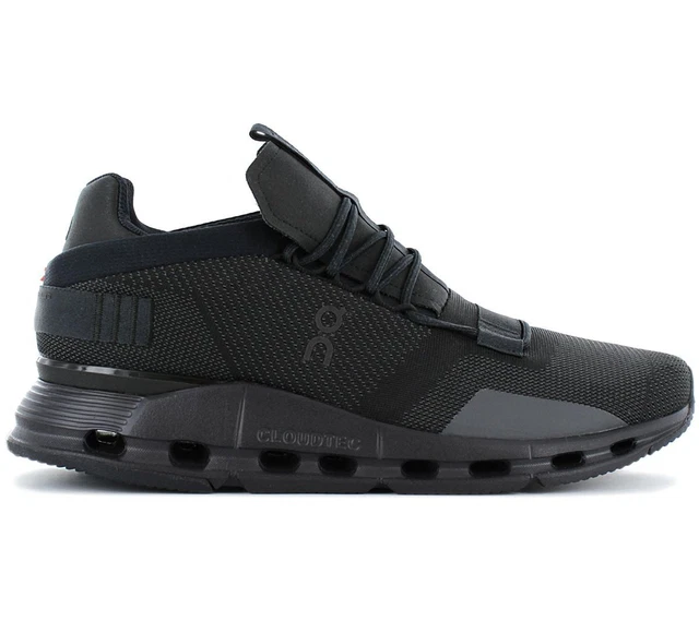 ON Running Cloudnova Herren Laufschuhe Schwarz 26.99822 Sport Fitness Schuhe NEU