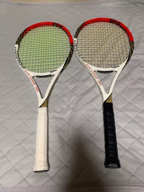 2 Racquet!! Wilson PRO STAFF SIX.ONE 95 BLX  Tennis Racquets- Grip 4 1/4 (G2) 31