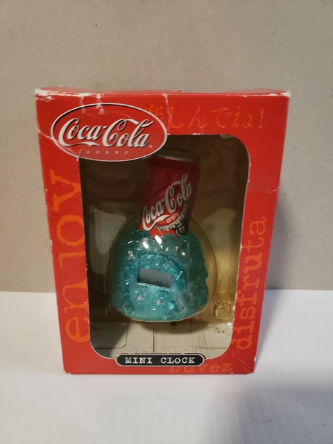 COCA-COLA Collectible Mini Clock Coca Cola Coke Can 2000 NEW NIB
