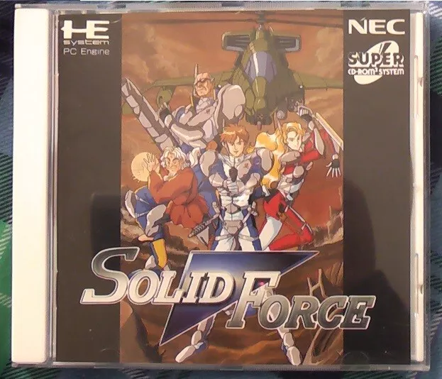 Nec Pc-Engine / TurboGrafx Super CD ROM - SOLID FORCE Japan Import  (UK Seller)