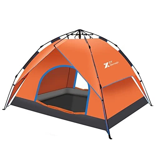 Pop Up Camping Tent Lovers Family Double Layer Outdoor Tent Portable Instant