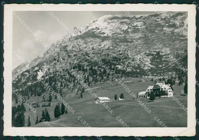 Bolzano Braies Vallandro Prato Piazza PIEGA Foto FG cartolina KB3559