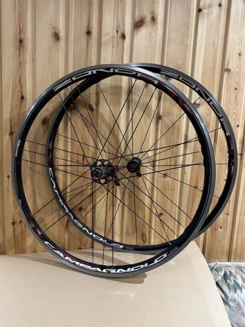 Campagnolo Zonda Mega G3 700c QR Rim Brake 9/10/11s Campagnolo Freehub Wheelset