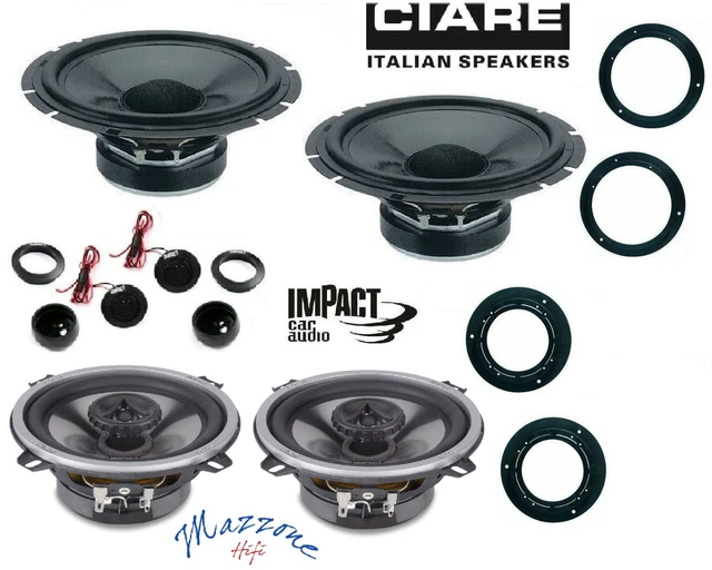 Kit Casse Altoparlanti Anteriori HERTZ DSK 165 Mercedes Classe A W176 dal 2012&gt