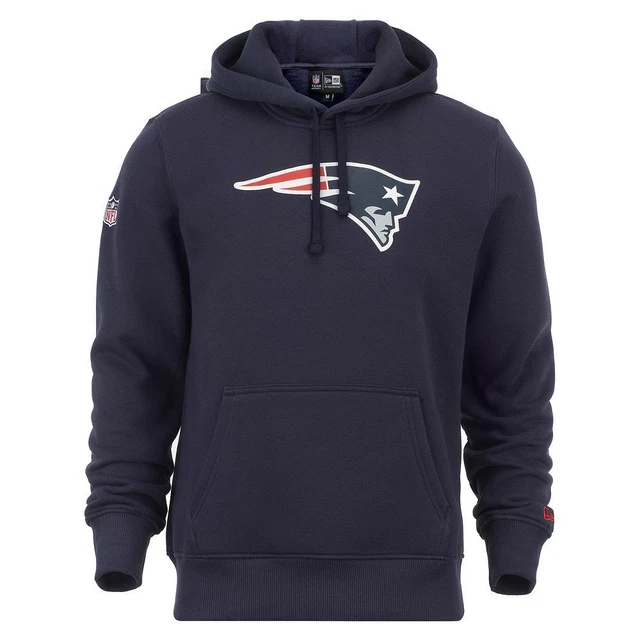 New Era NFL England Patriots Team Logo Pull Over Hoodie, Größe:S