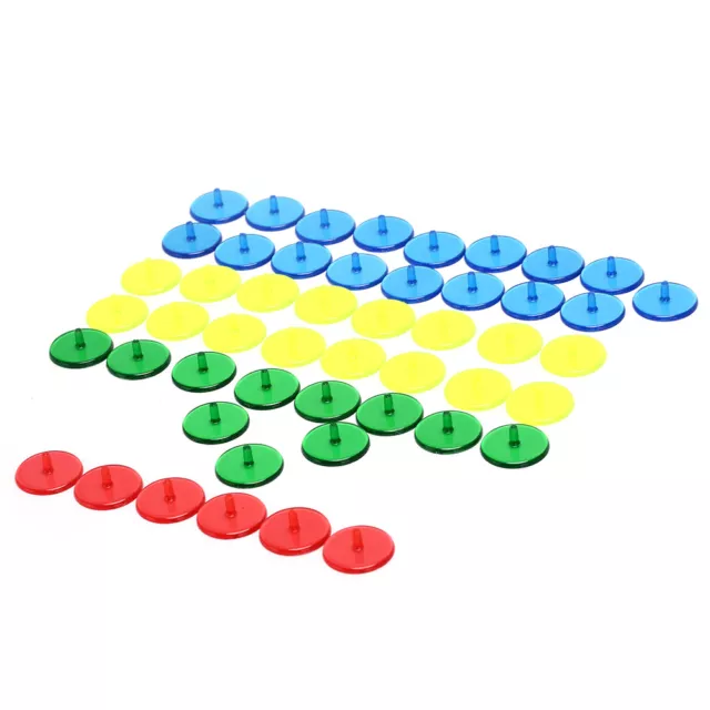 50x transparent plastic golf ball mark position markers 24mm golf ball maker3CAU