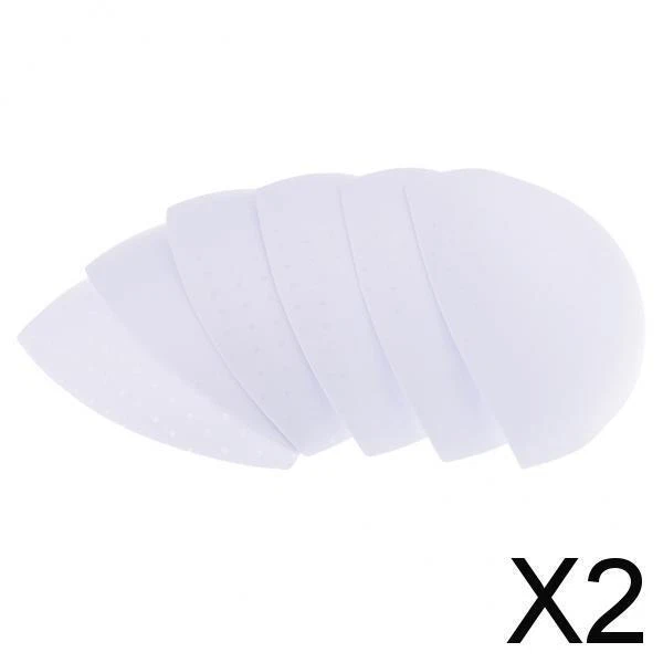 2X 3 pares de almohadillas de sujetador triangular insertos de copa esponja reemplazos
