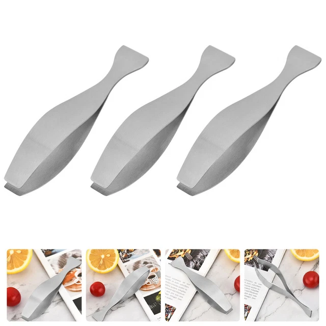 3 piezas Práctico Pescado -Pinzas Acero Inoxidable - Práctico Removedor de Cabello