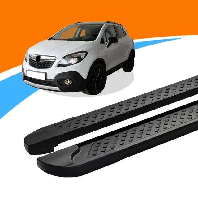 Pedane Opel Mokka da Anno Costruzione 06/2012-08/2016 Almo Nero Con Tüv / ABE