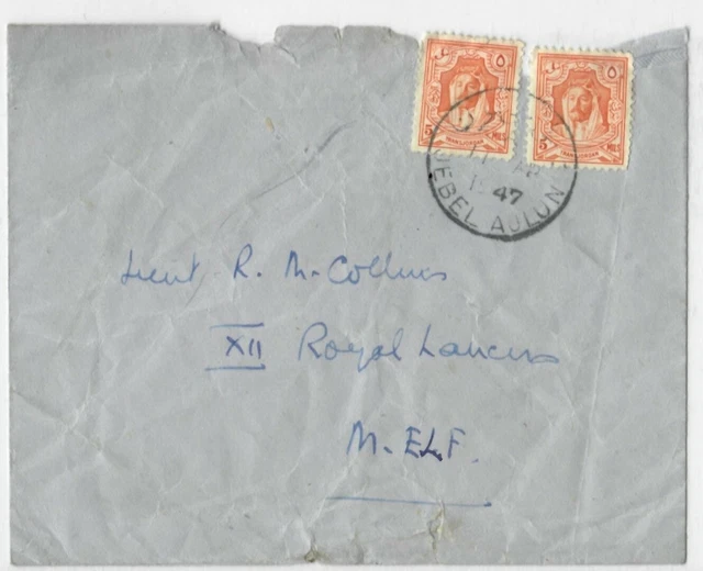 JEBEL AJLUN Jordan 1947 cover - Transjordan