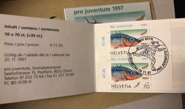 Schweiz Briefmarken Pro Juventute 1997 Mi Nr 1630 ESST gestempelt 2