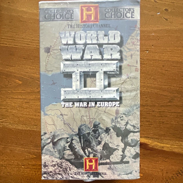 THE HISTORY CHANNEL World War II: The War Europe VHS Box Set 4-Tape ...