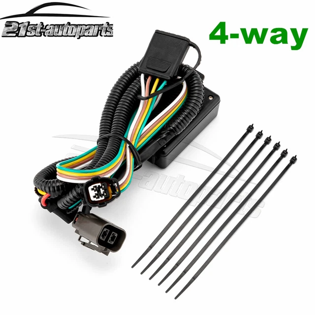 4WAY TRAILER HITCH Wiring Tow Harness For Hyundai Santa Fe & KIA