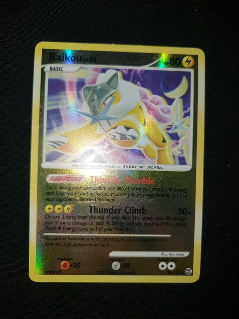 16/132 | Raikou Reverse Holo | Secret Wonders | Pokemon Card |