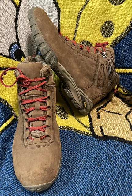 VASQUE 7418 TALUS UltraDry Mens Hiking Boots Brown Leather Vibram