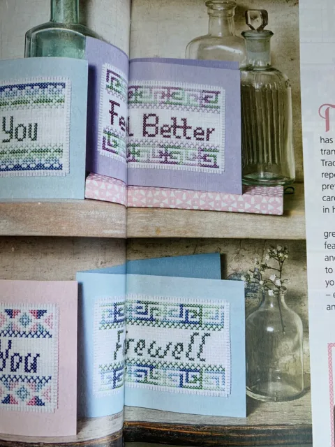 Say It In Stitches Fair Isle Inspired Greeting Cards Cross stitch Design chart