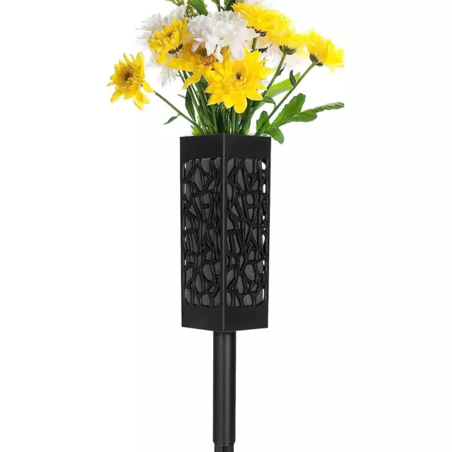Cemetery Grave Flower Vase with Long Stake Headstone Flower