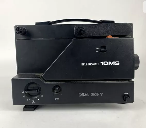 Bell & Howell 10MS Dual 8mm Vintage Home Movie Projector, tested