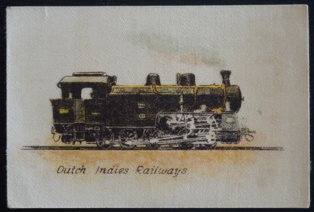 DUTCH INDIES RAILWAYS Types of Railway Engines African Tobacco SCARCE SILK