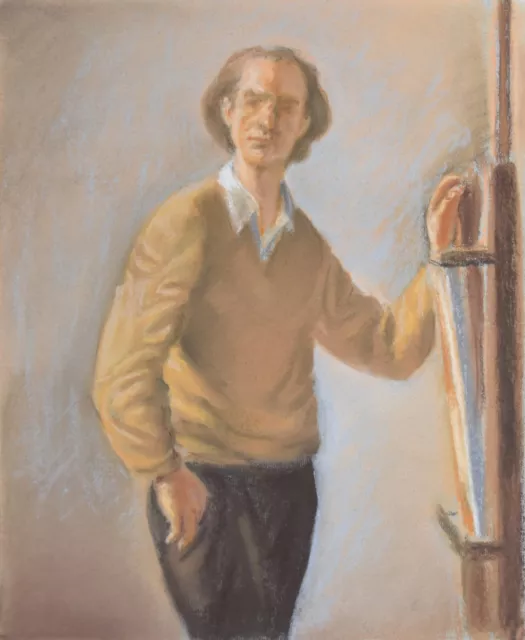 Lucio Loubet (1927-1995) - Autoportrait - pastel (27)