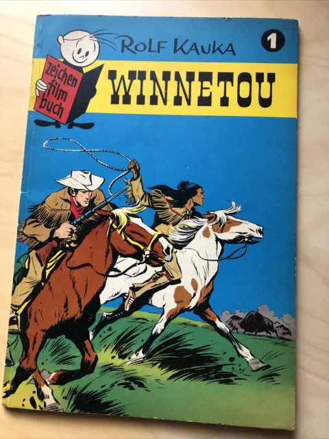 Rolf Kauka Winnetou 1 Comic Zeichenfilm Buch Guter Zustand sehr selten!