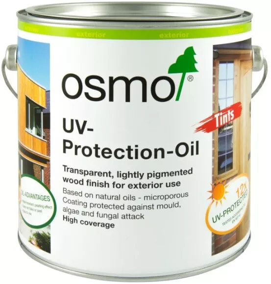 Osmo UV Protection Oil Extra 420 D Clear Satin 2.5 litre + For Exterior Wood