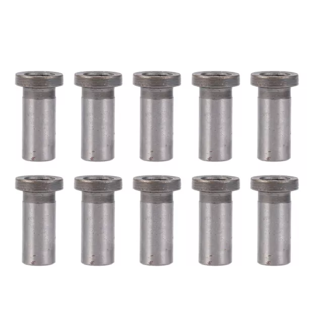 10 Pcs Drill Sleeve Metal Bushing Sliver Axis Stainless Steel Pro