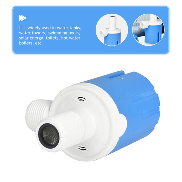 2 Stück Schwimmerventil Aus Kunststoff - Automatische Wasserstandregelung G1/2