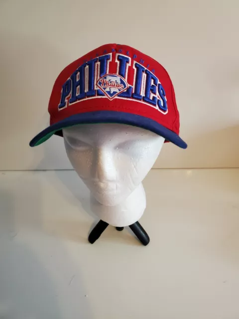 New Era Mens Cap Size S-M Red Philadelphia Phillies 9fifty Snapback Hat